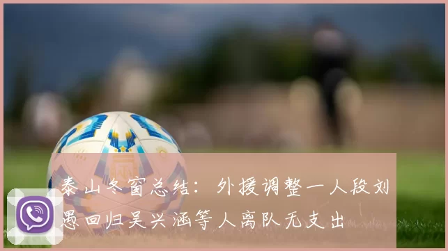 泰山冬窗总结：外援调整一人段刘愚回归吴兴涵等人离队无支出